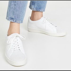 Vince | low top white leather sneakers
